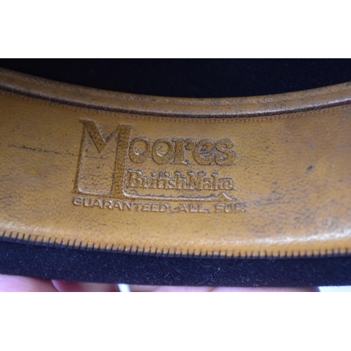 303 - Moores British Made Bowler Hat (Size 7.5)