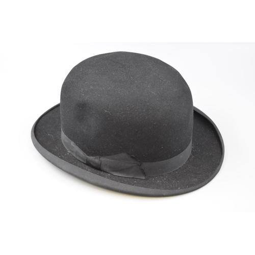 303 - Moores British Made Bowler Hat (Size 7.5)