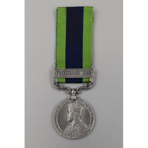 309 - Copy of a George V India General Service Medal with Waziristan Bar