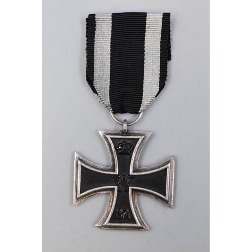 310 - Replica German Empire 1870 Iron Cross with Ribbon