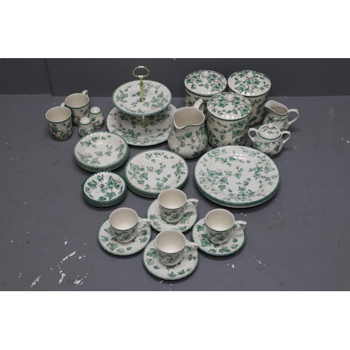 338 - Thirty-Five Piece Barratts Ivy Dinner/Tea Service. AF