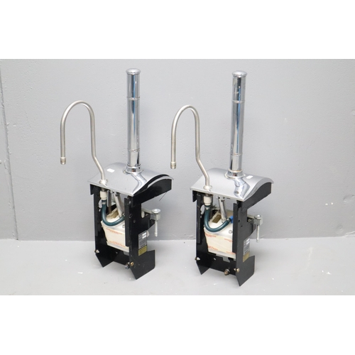 884 - A Pair of Unbranded Angram Beer Pumps