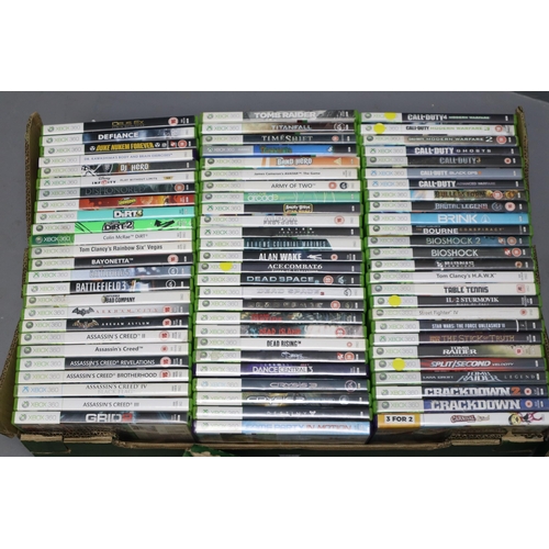 868 - A Selection of Approx 200 Xbox 360 Video Games To Include FIFA, Far Cry, Halo, Lego Star Wars, Dead ... 