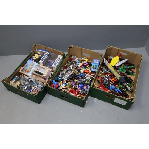 914 - Large Selection of Action Figures and Collectable Toys To Include DC Marvel, Harry Potter, Pop Figur... 