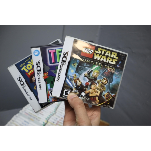 879 - A Selection of Approx 140 Nintendo Wii and DS Games To Include Lego Star Wars, Skylanders, Ashes Cri... 