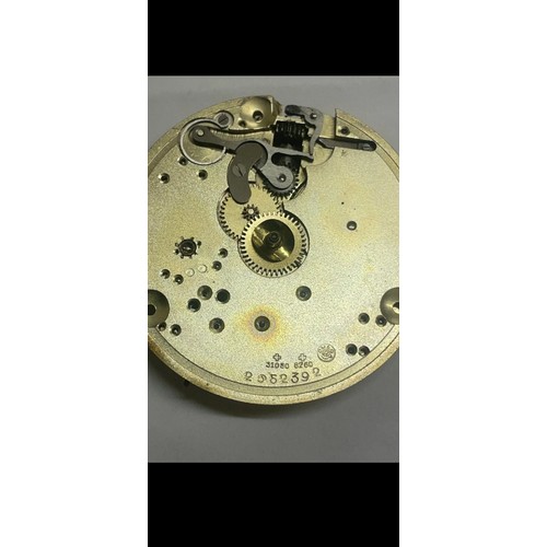 25 - Omega Tiffany Blue 1960s Gold Plated (Movement No 2652392) Pocket Watch with Chain (Working)