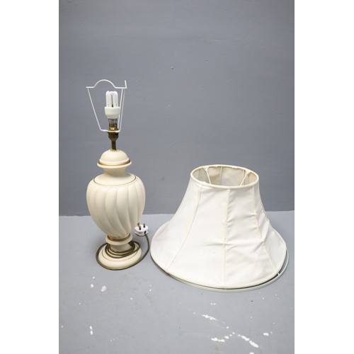 289 - Retro Large Swirl Table Lamp Approx 23