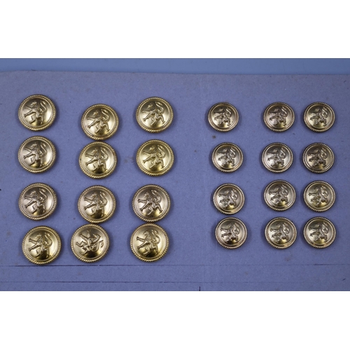 321 - Selection of Royal Navy Mess Buttons