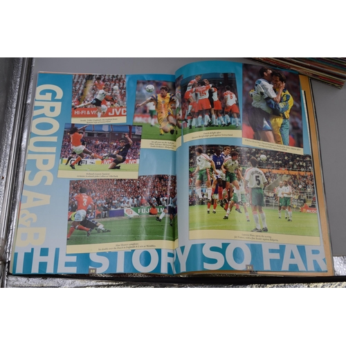 569 - Selection of Manchester Utd Official Magazines from the 1990s and two Euro 96 Official Matchday Prog... 