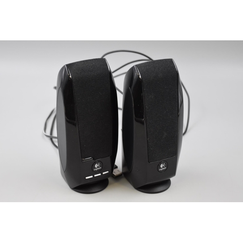 Logitech digital USB speakers with mute function