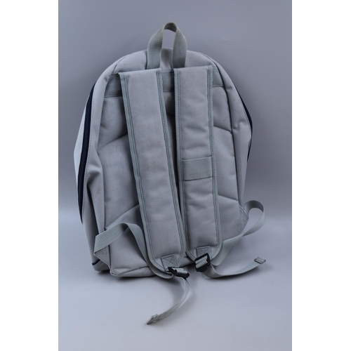 693 - le coq sportif LCS back pack blue and grey (18