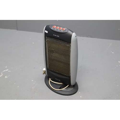 803 - A Prolectrix 1200w Halogen Heater, Powers On When Tested