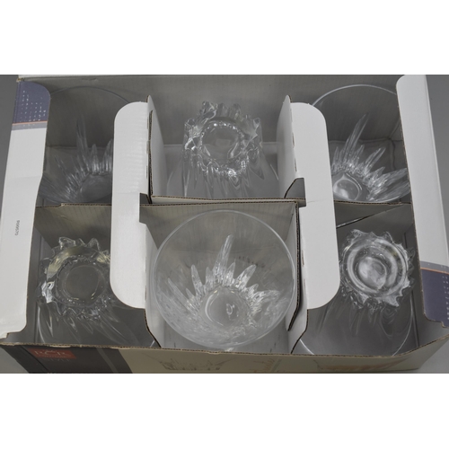 841 - Selection of 2 Boxes of 6 RCR Crystal Fluente Glasses