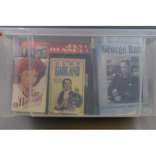 838 - Large Mixed Lot of Film Related Books to include Judy Garland, Jane Russell, Marlon Brando and many ... 