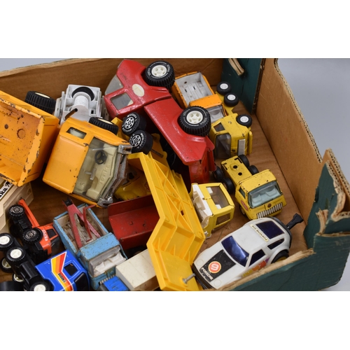 868 - A Selection of Approx 16 Vintage Tonka and Buddyl Die Cast Vehicles