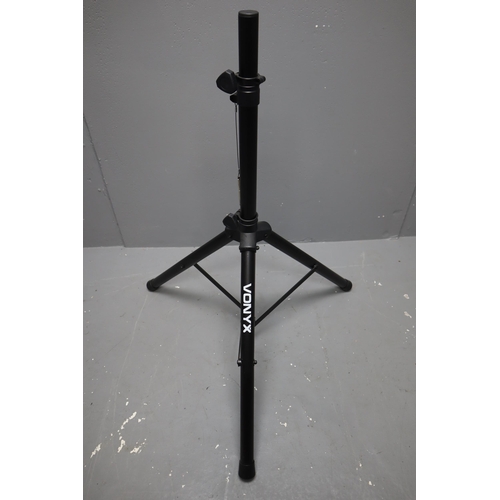 874 - Vonyx Folding Tripod Speaker Stands Pair