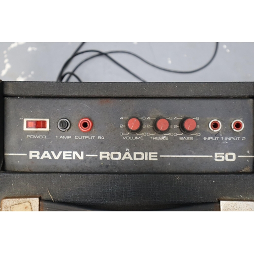 875 - *** NO POSTAGE*** Raven Roadie 50 Amplifier Approx 22