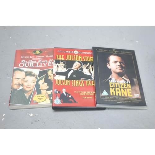 876 - Large Collection of Cased Dvd's to include Classics such as Porridge, Citizen Kane and many more Gre... 