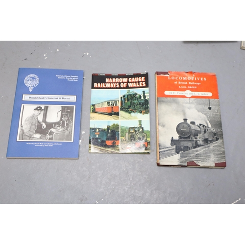 883 - A Selection of Train and Steam Related Books To Include British Railway Companies, Main Lines Across... 