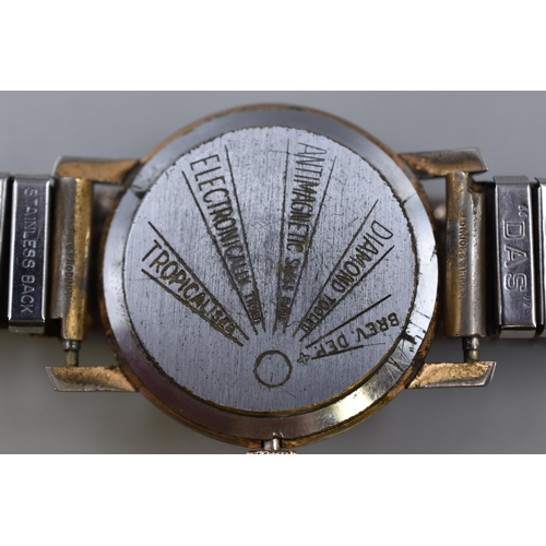 120 - A Mentor Silverdust Gents Mechanical Watch