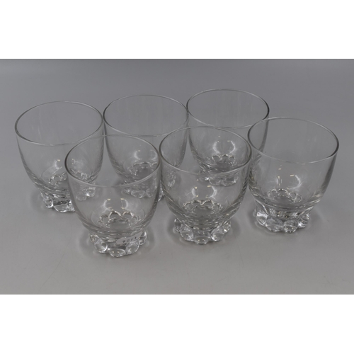 361 - Set of Six Anchor Hocking Berwick-Boppie Drinking Glasses