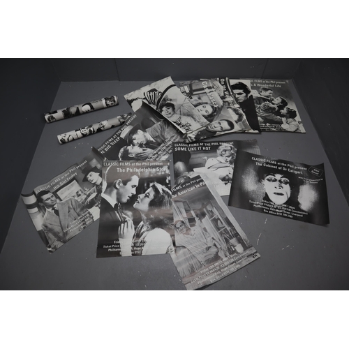 590 - LARGE Collection of Black and White Film Posters to include My Fair Lady, Casablanca, On The Waterfr... 