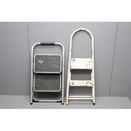 731 - Selection of Two Tier Folding Step Ladders