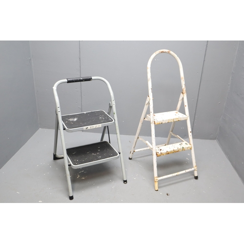 731 - Selection of Two Tier Folding Step Ladders