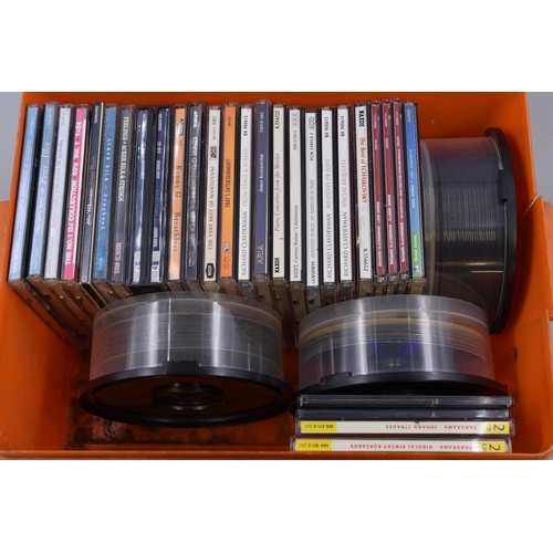 820 - Collection of Cased Cd's of Various Titles to include New Blank Recordable Cd's in Cases