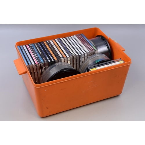 820 - Collection of Cased Cd's of Various Titles to include New Blank Recordable Cd's in Cases