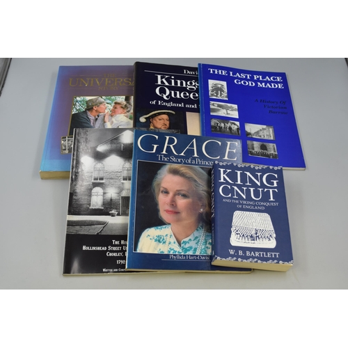 828 - Collection of Six Books to include Local History and Royalty