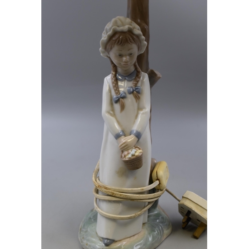 389 - Nao by Lladro Porcelain Figural Lamp (21