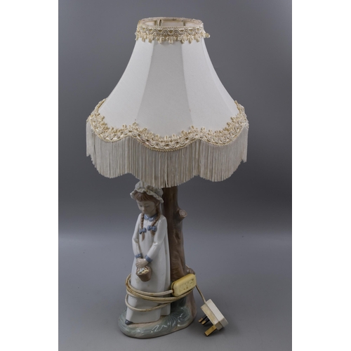 389 - Nao by Lladro Porcelain Figural Lamp (21