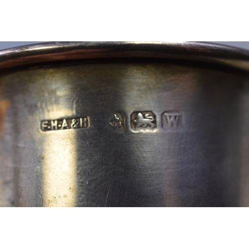 36 - Hallmarked Birmingham Silver Tankard (2.5