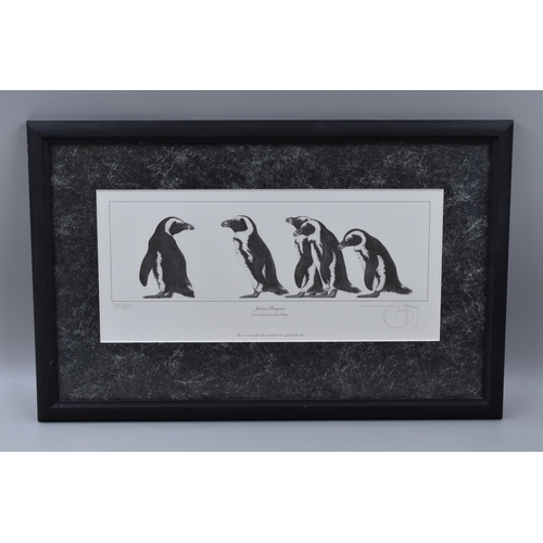 420 - Gary Hodges (Born 1954) Signed Single Edition Limited Print (339 of 850) entitled Jackass Penguins i... 