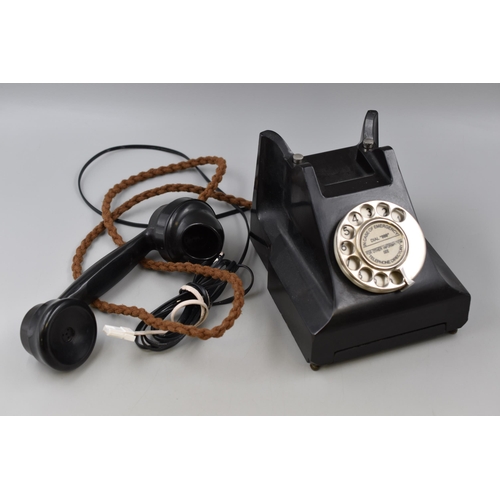 421 - A Vintage Rotary Bakelite Landline Phone