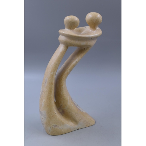 381 - Sandstone Figurine of Loving Couple (10