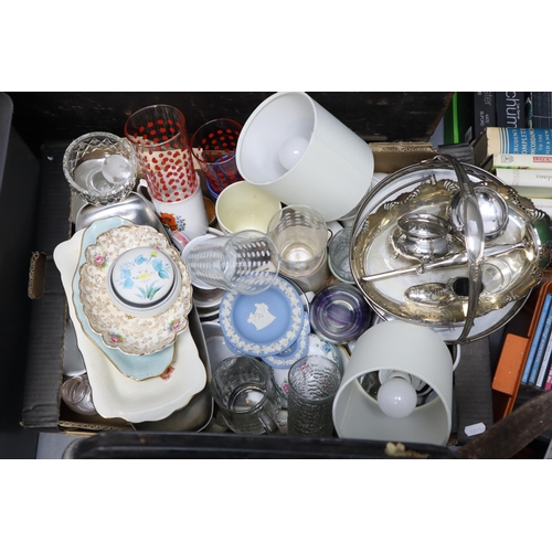 924 - Large Mixed Lot to include Glassware, Silver Plated Items, Kronenbourg Steins, Sporting related... 