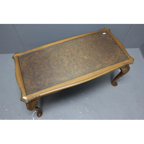 693 - Vintage Style Oak and Walnut Effect Coffee Table, 36