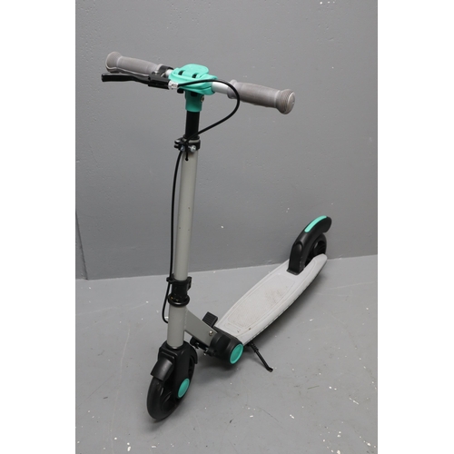 729 - Two Scooters, One is a Lightweight Teens/Adult Sized Folding Scooter Complete with Brake System fitt... 