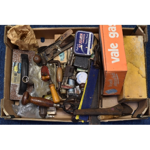 829 - A Large Selection of Vintage Tools and Accessories To Include Plane, Pressure Gauge, Vale Gas Solder... 