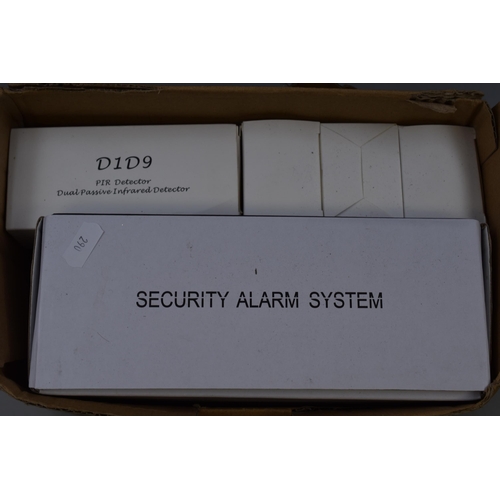 831 - D1D9 security alarm system SOS, Burglar, Fire and gas alarm (it is boxed but as found) and approx. 1... 