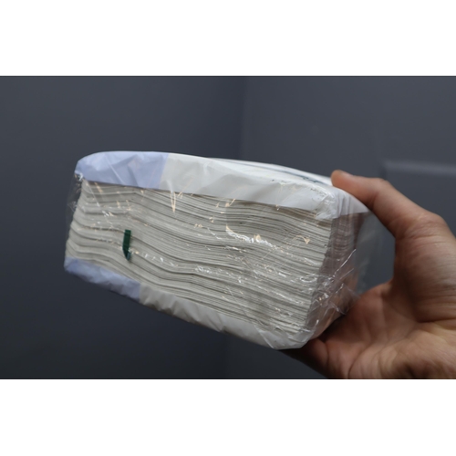 856 - Large Tub Brimming with Brand New Sealed Packs of 2ply Lunch Napkins 100 in each pack