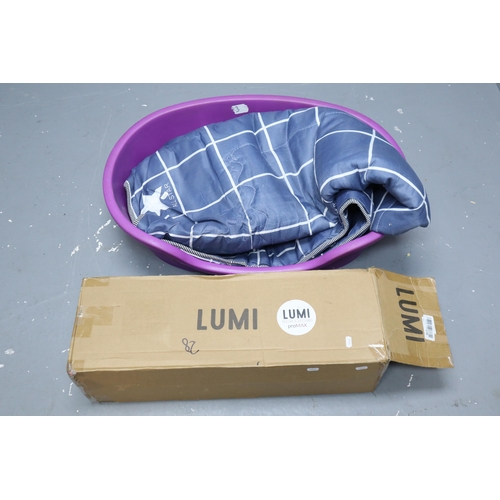 842 - Lumi Relax & Restore Ice Bath, Dog Basket and a All Star Pet Blanket