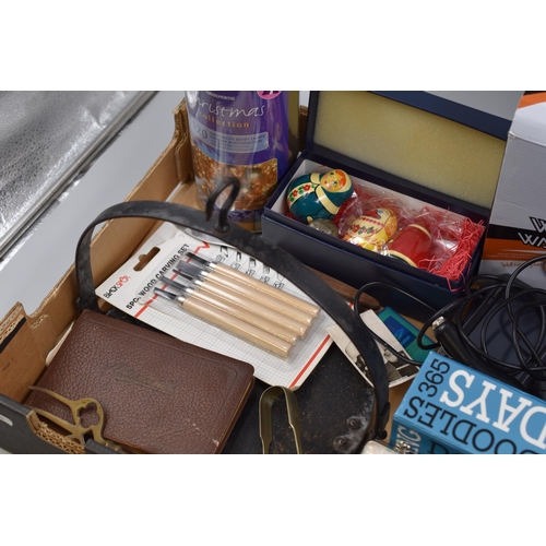 873 - Mixed Selection including Christmas Lights, Traveller Massager, Wood Carving Set and Lots More