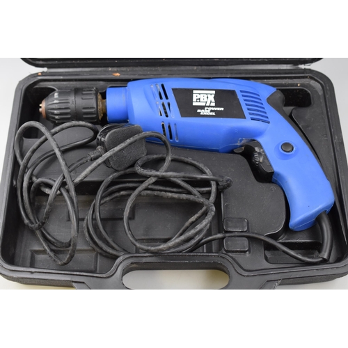 755 - Power Base Hammer Drill Complete Case (Working)