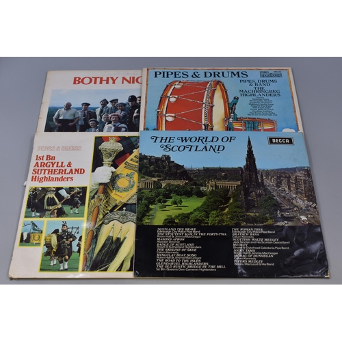 849 - A Selection of Vinyls To Include Scottish Vinyl LP's, Shellac 78's, Bill Haley & The Comets, And... 