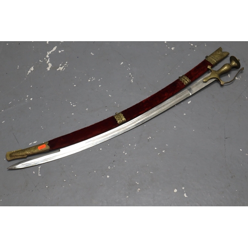 417 - Indo Persian Scimitar Sword Complete with Sheath