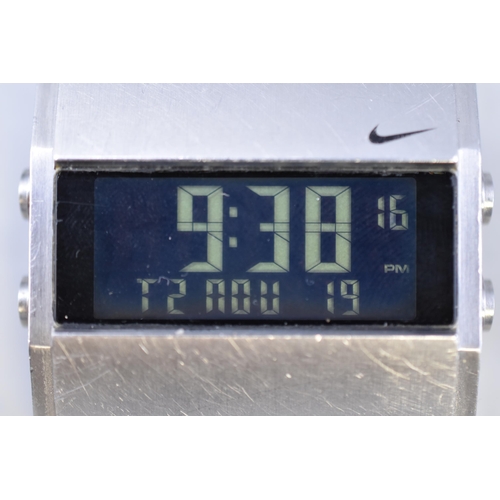 111 - Rare Vintage Retro Nike Oregon Square Digital Sports Watch Fully Working with Spare Original Sports ... 