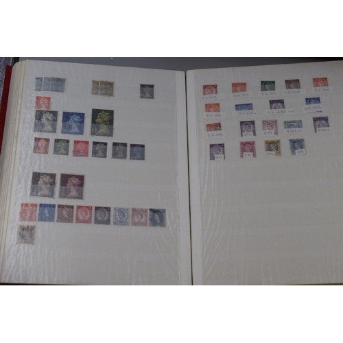 525 - Three Albums containing Various Worldwide Stamps includes Britain